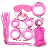 ราคา LoVeLoVe เซต 7ชิ้น ข้อมือหนัง ข้อเท้าคู่รัก ขนมิ้ง ยกเซตโซ่แส้กุญแจมือ (19865656963)