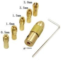 ราคา หัวจับดอกสว่านเครื่องเจาะขนาดเล็กอะแดปเตอร์7ชิ้น เซ็ตขนาด0 5 3มม Inner2mm 2 35mm หัวจับดอกสว่านชุดสว่านไฟฟ้าขนาดเล็กหัวจับดอกสว่านเกลียวขนาดเล็กชุดกล่องเครื่องมืองานไม้ (21171280184)