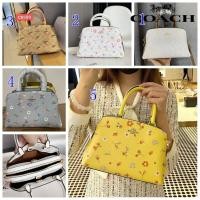 ราคา Coach ใหม่กระเป๋าถือแฟชั่นของผู้หญิงกระเป๋าสะพายไหล่เดียวคลาสสิกเก่าดอกไม้หลายช่อง C598 C8340 CA627 (18516754293)