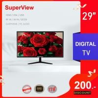 ราคา ดิจิตอลทีวี SuperView LED TV ทีวี29นิ้ว tv Full HD ทีวีดิจิตอล ทีวีจอแบน โทรทัศน์ (16074825983)