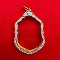 ราคา กรอบพระทรงเสมาแปดรอบฝังเพชร (19872689994)