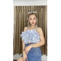 ราคา สายเดี๋ยว ขนนกฟูๆๆ (21150748168)