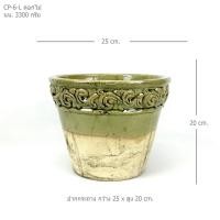 ราคา กระถางต้นไม้ กระถางเซรามิค สไตล์วินเทจสีเขียว กระถางปลูกต้นไม้สวยๆ (16797933912)