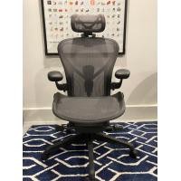 ราคา New Herman Miller Aeron Remastered Graphite Standard with OEM Headrest (18887508468)