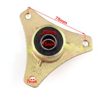 ราคา 4 ล้อรถขนาดเล็กกะทัดรัดล้อหน้า 15 มม buggartScooter ATVรีเทนเนอร์ล้อ (20789991319)