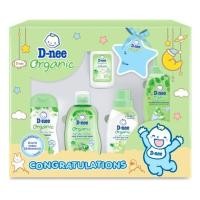 ราคา Dnee ดีนี่ ออร์แกนิค เซตของขวัญเด็กอ่อน วันคลอด รับขวัญเด็ก ชุดของขวัญเด็กแรกเกิด ผู้ชาย ผู้หญิง D nee 5 ชิ้น Gift Set (20922347390)