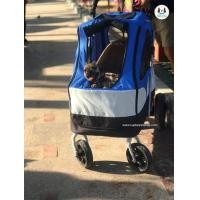 ราคา รถเข็นสุนัขคันใหญ่ รถเข็นสุนัขใหญ่ Tongba BL06A ล้อขนาดใหญ่ แข็งแรง รับน้ำหนัก 35 40 kg พับได้ รถเข็นหมา รถเข็นแมว (1077986737)