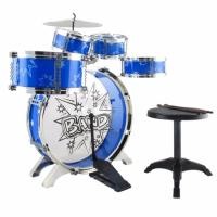ราคา กลองชุด 5 ชิ้น สำหรับเด็ก แถมเก้าอี้ เล่นได้จริง มีสีแดงสีน้ำเงิน (20748994774)
