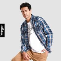 ราคา WRANGLER เสื้อเชิ้ตแขนยาวผู้ชาย คอลเลคชั่น Original Wrangler รุ่น WR F223MSHLN12 (20466411940)