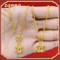ราคา สร้อยอิตาลี ทองคำแท้ 18K สร้อยคอทองห้อยจี้CC จี้ทองซีซีน่ารัก ความยาว18นิ้ว น้ำหนัก12สลึง สินคเก็บเงินปลายทางได้ (21194885571)