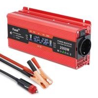 ราคา อินเวอร์เตอร์ไฟฟ้าสำหรับรถยนต์พลังงานแสงอาทิตย์หม้อแปลงแปลงแปลงพลังงานแสงอาทิตย์12V 24V เป็น AC 220V 50Hz 1500W 2000W 2600W (21170671636)