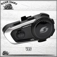 ราคา บูลทูธติดหมวกกันน็อค VIMOTO อินเตอร์คอม มีระบบตัดเสียงรบกวน 1000mah ตัวเครื่องกันน้ำกันฝนได้ กันน้ำIP67 สําหรับหมวกกันน็อครถจักรยานยนต์ Bluetooth 5 0 มีอินเตอร์คอมในตัว (21256044629)