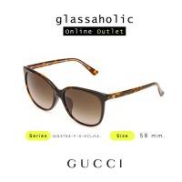 ราคา ลดกระหน่ำ แว่นกันแดด GUCCI รุ่นGG3754 F ทรงกลม เลนส์น้ำตาล (19586812655)