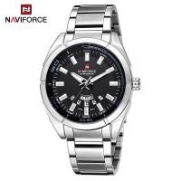 ราคา NAVIFORCE Watches for Men Original Fashion Casual Sports Wristwatch Stainess Steel Waterproof 3ATM with Luminous Hands Classic Calendar Display Quartz Watch NF9038 (21177974638)