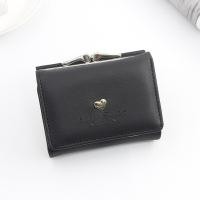 ราคา สีทึบคลัทช์หัวเข็มขัดรูปหัวใจกระเป๋าสตางค์ใบสั้นย้อนยุคหนังกระเป๋าสตางค์หลากสีขนาดเล็กของเด็กผู้หญิง Dompet Koin กระเป๋าสตางค์ผู้หญิง (19593279784)