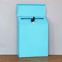 ราคา Loviver กล่องจดหมายติดผนังกล่องจดหมายแบบล็อกได้กันฝนได้กล่องจดหมายด้านหน้าใช้ตกแต่งประตูตู้จดหมายแนะนำกล่องหนังสือพิมพ์นิตยสารตัวอักษรกล่องรับ (10388138591)