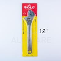 ราคา ประแจเลื่อน SOLO แท้ No 624 ชุบโครเมี่ยม โซโล ประแจ ปะแจ ปะแจเลื่อน Wrench คลายน็อต ขัน คลาย คลายหัวสกรู ปาแจ ปาแจเลื่อน ALUWARE AW207 (20879977075)
