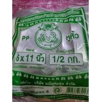 ราคา ถุงหิ้วใสไฮโซ เนื้อPP ปูเขียว (21182400309)
