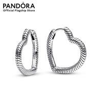 ราคา Heart snake chain pattern sterling silver hoop earrings เครื่องประดับ ต่างหู ต่างหูเงิน ต่างหูสีเงิน เงิน ต่างหูแพนดอร่า แพนดอร่า (15686870996)
