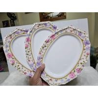 ราคา ชุดจาน ชาม เมลามีน ซุปเปอร์แวร์ ลายฟลอร่าริม สินค้ามหกรรม Superware (20102729486)