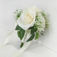 ราคา ช่อกุหลาบงาช้างดอกดอกไม้ประดิษฐ์ดอกยิปโซฟิลาดอกไม้ปลอมจัดงานแต่งงาน DIY บ้านโต๊ะตกแต่งแจกันดอกไม้ปลอม (21170862340)