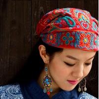 ราคา หมวกคลุมหัวรุ่นเดียวกันกับหยางลี่ผิงหมวกสไตล์ชนเผ่าสำหรับผู้หญิงปักลายสไตล์จีนแบบใหม่หมวกคลุมหัวผ้าโพกหัวผ้าฝ้ายผสมผ้าลินินแบบลำลอง (20171566709)
