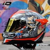 ราคา หมวกกันน็อคเต็มใบ INDEX ID SPARTAN แถมฟรีถุงผ้า ID ผลิตตาม มาตรฐาน ECE และ มอก หมวกกันน็อคหุ้มคาง Size M L XL (19877558562)