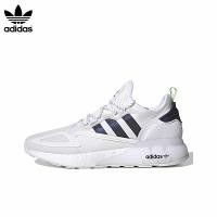 ราคา กล่องเดิม ADIDAS ORIGINALS ZX 2K BOOST lace up low top รองเท้าผ้าใบผู้ชายและผู้หญิง FX8489 (20087538264)