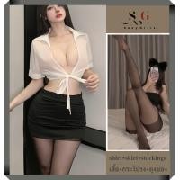 ราคา S G ชุดนอนเซ็กซี่ ชุดนอนเลขาสาวสุดเซ็กซี่ การปรับเปลี่ยนหน้าอก สาวออฟฟิศ บทบาทสมมติในสำนักงาน H5020 (20024146364)
