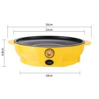 ราคา K Discount กระทะไฟฟ้ามินิ กระทะไฟฟ้าอเนกประสงค์ กะทะย่างเกาหลี บาร์บีคิวไร้ควัน กระทะปิ้งย่างในครัวเรือน (21053583811)