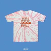 ราคา DADDY Hello World Oversize T Shirt เสื้อมัดย้อมสีชมพูสกรีนลาย Hello World สุดน่ารัก (21173574052)