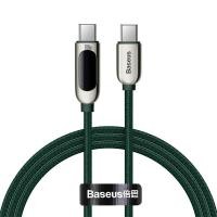 ราคา Baseus สายชาร์จ USB Type C ไปยัง USB C สำหรับ iPhone 15 100W สายชาร์จเร็วสำหรับ Macbook Xiaomi Samsung (21171229617)
