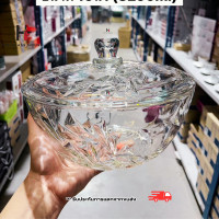 ราคา the glasshouse ชามแก้วอย่างหนา มีฝาปิด ขนาดใหญ๋ 3290 ml (20944019592)