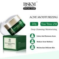 ราคา BSKM Tea Tree ครีมสิว จุดกำจัดสิว เครื่องหมายสิว ครีมบำรุงผิวหน้าต่อต้าน Acne ผลิตภัณฑ์ดูแลผิว 20g (20851197951)