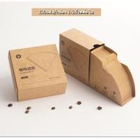 ราคา 100 40แผ่น กระดาษกรองกาแฟ สะดวก บรรจุในกล่อง ทรง Vก้นแหลม กระดาษกรองกาแฟ Drip Coffee Paper Filter VShape เครื่องบดกาแฟCoffee Filter Paper (21105697148)