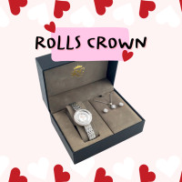 ราคา นาฬิกาแฟชั่นสีเงิน Royal Crown นาฬิกาสแตนเลส (15429216249)