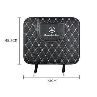 ราคา พรมกันรอยเท้าหนังสำหรับเด็กรถสำหรับ Mercedes Benz CLS CLA GL R SLK AMG ABC S Class ผ้าคลุมปกป้องหลังที่นั่งกันน้ำ W210W176W203W204W220 (18368782889)
