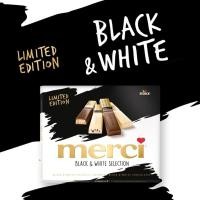 ราคา เมอร์ซี ขนมช็อกโกแลตรวมรสแบล็คแอนด์ไวท์ Merci Black White Selection 240g (20704365580)