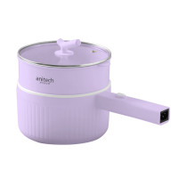 ราคา ANITECH หม้อต้มไฟฟ้า หม้อไฟฟ้า หม้อเอนกประสงค์ พร้อมซึ้งสำหรับอุ่นหรือนึ่งอาหาร หม้อชาบู หม้อสุกี้ SMK603 (20978406317)
