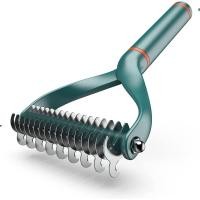 ราคา Benepaw คราดสแตนเลสมืออาชีพสุนัขสองด้านแปรงแต่งขนสัตว์เลี้ยงที่จับสบายลูกสุนัขแมว (20953157923)