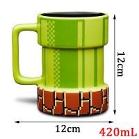 ราคา 420Ml Super Mario ท่อแก้วเซรามิคการ์ตูน3d กาแฟแก้วเบียร์ Drinkware ท่อระบายน้ำถ้วยวันเกิดของขวัญคริสต์มาสสำหรับเพื่อนหรือเด็ก (12260868351)