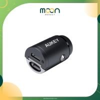 ราคา Aukey หัวชาร์จในรถ CC A4 30W USB C Dual Port For Car Charger with PD QC 3 0 Black Moon Market Mall (20804245321)