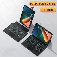 ราคา For Xiaomi Mi Pad 5 Magic Keyboard for Xiaomi Mi Pad 66 Pro Case for Mi Pad 55 Pro 11 inch Backlit Bluetooth Keyboard Cover (20616328056)