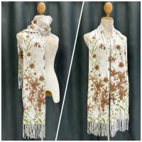 ราคา ผ้าพันคอ ผ้าคลุมไหล่ ผ้าแฟชั่น ลายดอกไม้ ผ้าพิมพ์ลาย (20934629179)