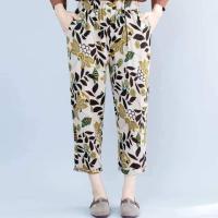 ราคา พร้อมส่ง กางเกงผ้าฝ้าย ผ้าลินิน ผ้าพิมพ์ลาย ทรงฮาเร็ม ทรงบอย สาวอวบเอว กางเกงลายสก็อต ลายวินเทจ ขา7 ส่วน 8ส่วน เอวสูงขายาว (12343426852)