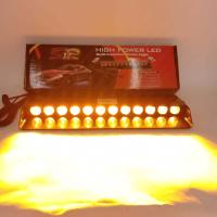 ราคา ไฟ LED ไฟไซเรนติดกระจก 12 LED เหลือง เหลือง รุ่น S12 led strobe ไฟไซเรน 12v ไฟฉุกเฉินไฟกู้ภัย ไฟกู้ชีพ ไฟอเนกประสงค์ แสงแรง พุ่งไกล รุ่นยอดนิยม (2728124163)