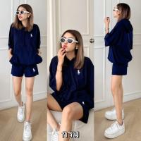 ราคา เซทเสื้อทรง oversize แขนสั้น สไตล์ sweater มาพร้อมกางเกงขาสั้น ชุดเซต ชุดเซ็ท Yunaka (20140413471)