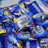 ราคา พร้อมส่ง ขนมโอรีโอ Oreo ขนมคุกกี้สอดไส้ บิสกิตคุกกี้แซนวิชรสช็อกโกแลตสอดไส้ครีม คุกกี้แซนวิสซ์บิสกิตสอดไส้ครีมคุกกี้แซนวิส โอริโอ้ มิโค ช็อกโกแลตเข้มข้น สอดไส้ครีม 376 g 1 ห่อ มีประมาณ 60 ชิ้น หวาน หอ