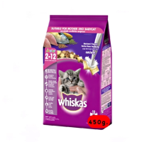 ราคา 450 480g Whiskas อาหารแมวแบบเม็ด วิสกัส อาหารแมวชนิดเม็ด โปรตีน 30 (21286193583)