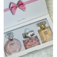 ราคา พร้อมส่ง น้ำหอมผู้หญิงเซท 3กลิ่นCOCO DAISY Eau De Toilette JEAN MISS EAU TENDRE GOGO Mademoiselle Bamboo กลิ่นหอมสดชื่น กลิ่นเทียบแบรนด์ ติดทนนาน น้ำหอมกลิ่นฮิต กล่องของขวัญ กลิ่นหอมอ่อนๆ ติดทนนาน ขน 